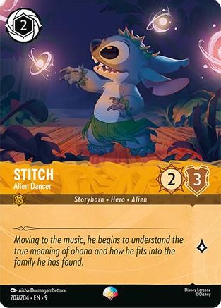 Stitch - Alien Dancer (Epic) (207/204) - [ Fabled ] Holofoil