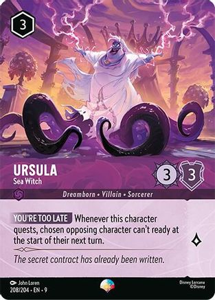 Ursula - Sea Witch (Epic) (208/204) - [ Fabled ] Holofoil