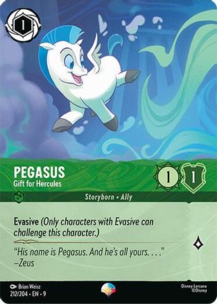 Pegasus - Gift for Hercules (Epic) (212/204) - [ Fabled ] Holofoil
