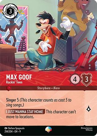 Max Goof - Rockin' Teen (Epic) (214/204) - [ Fabled ] Holofoil