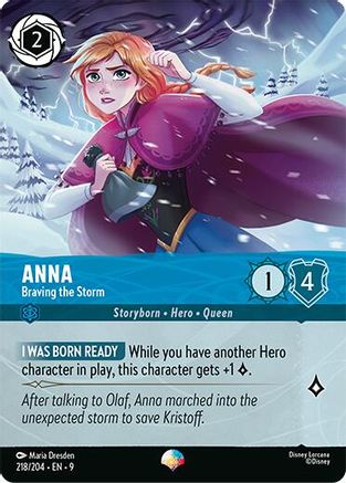 Anna - Braving the Storm (Epic) (218/204) - [ Fabled ] Holofoil