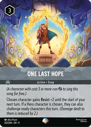 One Last Hope (Epic) (222) - [ Fabled ] Holofoil