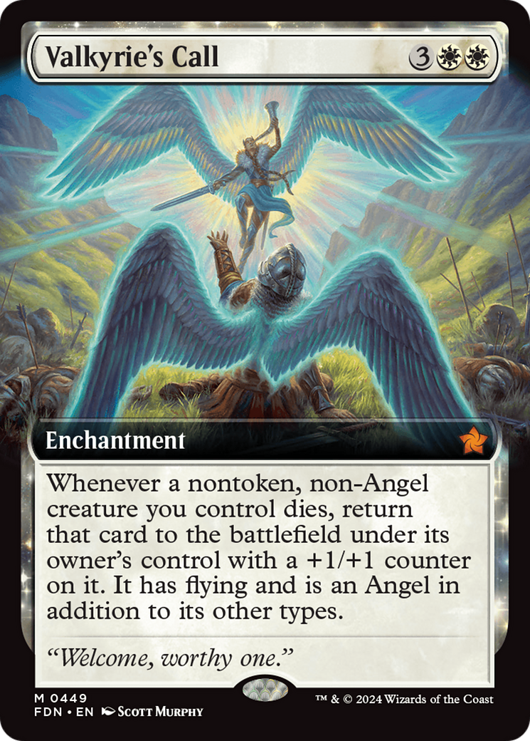 Valkyrie's Call (FDN-449) - [Foundations]: (Extended Art) Foil