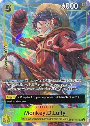 Monkey.D.Luffy (Illustration Box Vol.3) (OP07-109) - One Piece Promotion Cards
