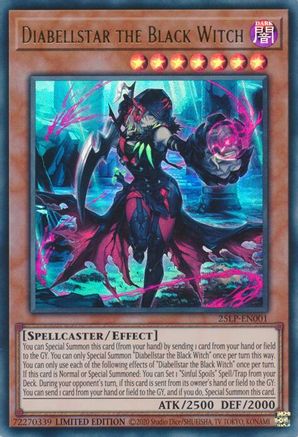 Diabellstar the Black Witch (25LP-EN001) - Limited Pack World Championship 2025 Limited
