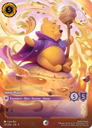 Winnie the Pooh - Hunny Wizard (Enchanted) (227/204) - [ Fabled ] Holofoil