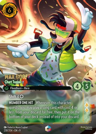 Max Goof - Chart Topper (Enchanted) (230/204) - [ Fabled ] Holofoil
