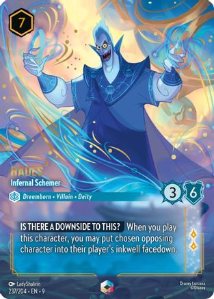 Hades - Infernal Schemer (Enchanted) (237/204) - [ Fabled ] Holofoil