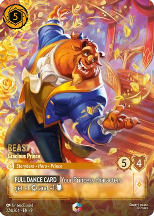 Beast - Gracious Prince (Enchanted) (224/204) - [ Fabled ] Holofoil