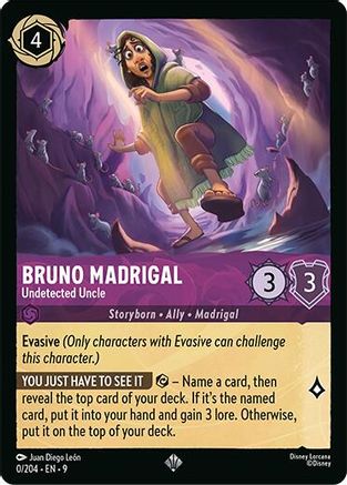 Bruno Madrigal - Undetected Uncle (0/204) - [ Fabled ]