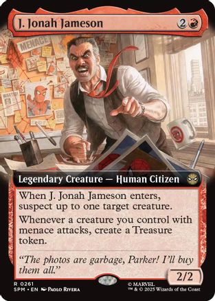 J. Jonah Jameson (Extended Art) (SPM-261) - [Marvel's Spider-Man] Foil