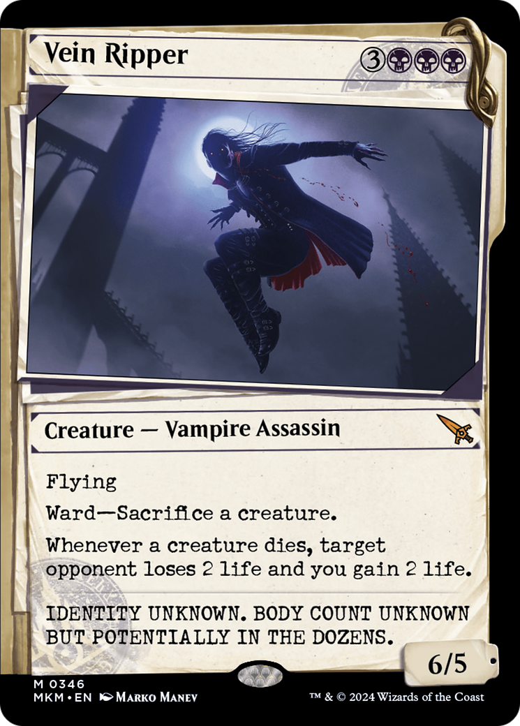 Vein Ripper (MKM-346) - [Murders at Karlov Manor]: (Showcase) Foil