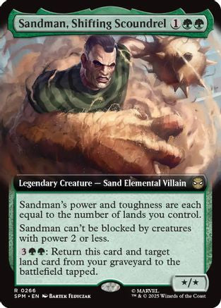 Sandman, Shifting Scoundrel (Extended Art) (SPM-266) - [Marvel's Spider-Man] Foil