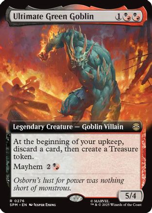 Ultimate Green Goblin (Extended Art) (SPM-276) - [Marvel's Spider-Man] Foil