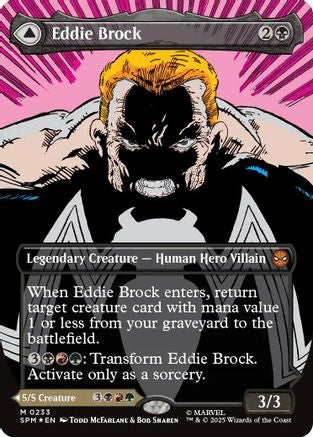 Eddie Brock (0233) (Borderless) (SPM-233) - [Marvel's Spider-Man] Foil