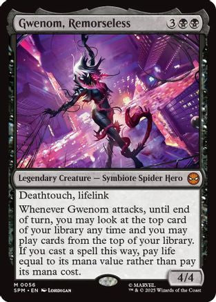 Gwenom, Remorseless (SPM-056) - [Marvel's Spider-Man] Foil