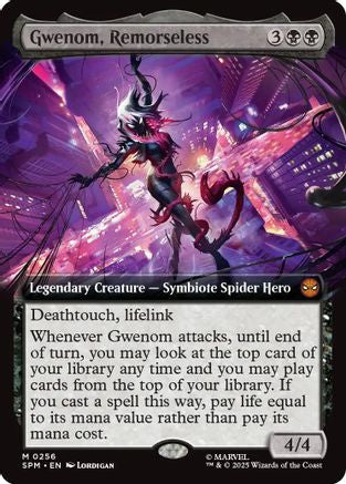 Gwenom, Remorseless (Extended Art) (SPM-256) - [Marvel's Spider-Man] Foil