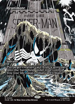 Reanimate (Borderless) (MAR-020) - [Marvel Eternal-Legal]