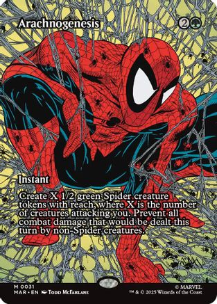 Arachnogenesis (Borderless) (MAR-031) - [Marvel Eternal-Legal] Foil
