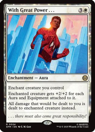With Great Power... (SPM-024) - [Marvel's Spider-Man] Foil