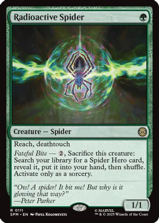 Radioactive Spider (SPM-111) - [Marvel's Spider-Man] Foil
