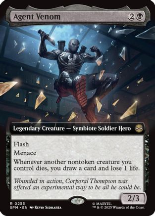 Agent Venom (Extended Art) (SPM-255) - [Marvel's Spider-Man] Foil