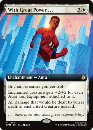 With Great Power... (Extended Art) (SPM-248) - [Marvel's Spider-Man] Foil