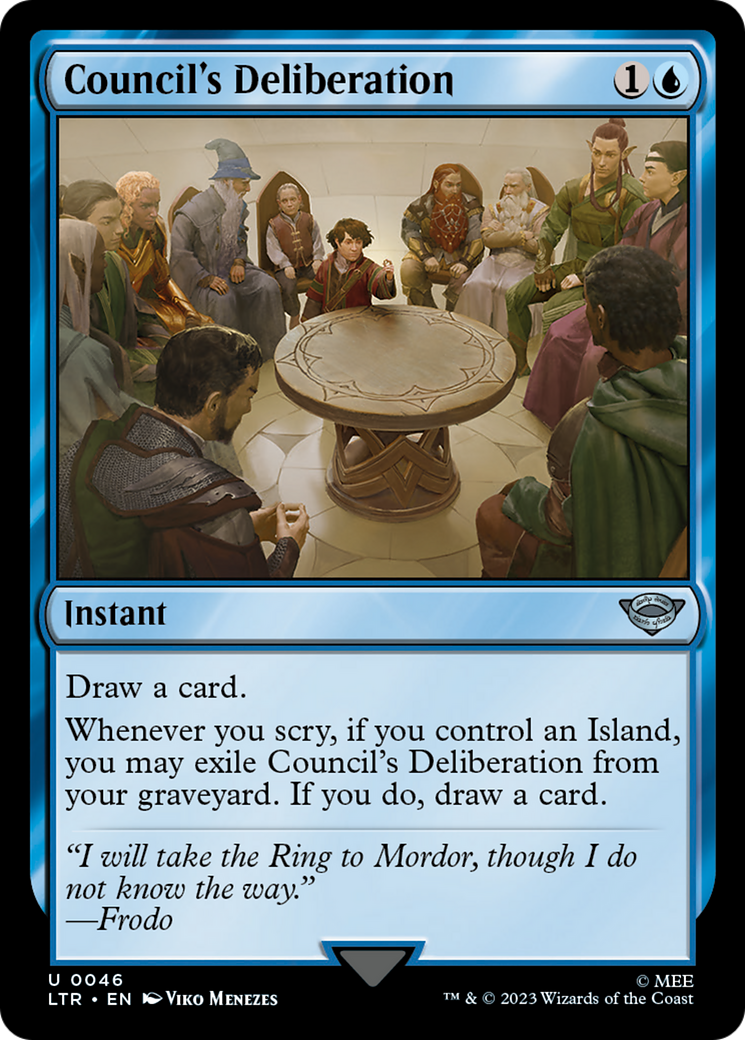 Council's Deliberation (LTR-046) - [The Lord of the Rings: Tales of Middle-earth] Foil