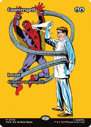 Counterspell (Borderless) (MAR-009) - [Marvel Eternal-Legal]