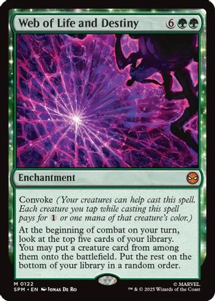 Web of Life and Destiny (SPM-122) - [Marvel's Spider-Man] Foil