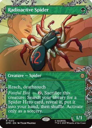 Radioactive Spider (Borderless) (SPM-212) - [Marvel's Spider-Man] Foil