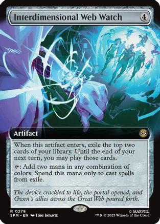 Interdimensional Web Watch (Extended Art) (SPM-278) - [Marvel's Spider-Man] Foil