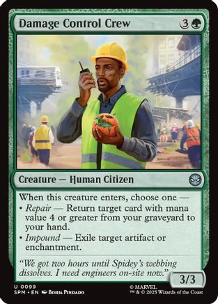 Damage Control Crew (SPM-099) - [Marvel's Spider-Man] Foil