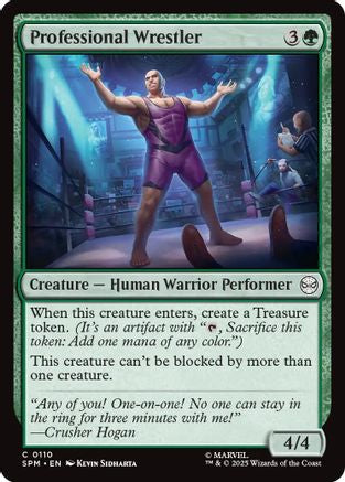 Professional Wrestler (SPM-110) - [Marvel's Spider-Man] Foil
