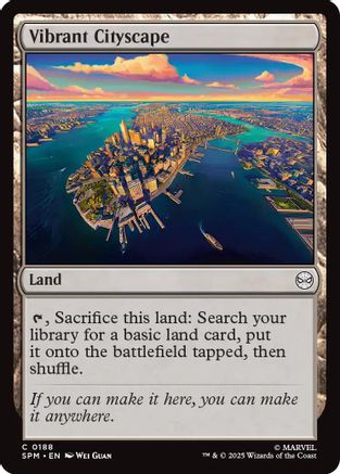Vibrant Cityscape (SPM-188) - [Marvel's Spider-Man] Foil