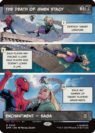 The Death of Gwen Stacy (Borderless) (SPM-223) - [Marvel's Spider-Man] Foil