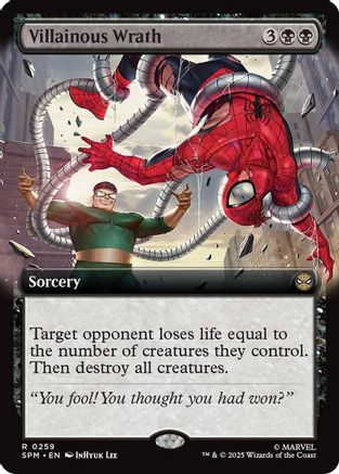 Villainous Wrath (Extended Art) (SPM-259) - [Marvel's Spider-Man] Foil
