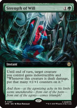 Strength of Will (Extended Art) (SPM-267) - [Marvel's Spider-Man] Foil
