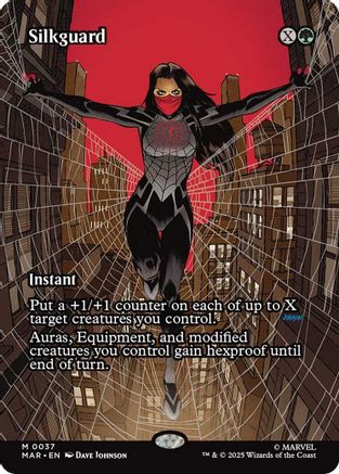 Silkguard (Borderless) (MAR-037) - [Marvel Eternal-Legal] Foil