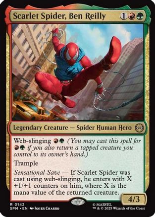 Scarlet Spider, Ben Reilly (SPM-142) - [Marvel's Spider-Man] Foil