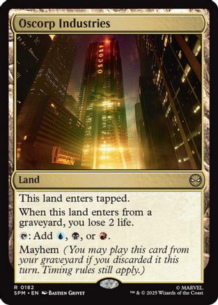 Oscorp Industries (SPM-182) - [Marvel's Spider-Man] Foil