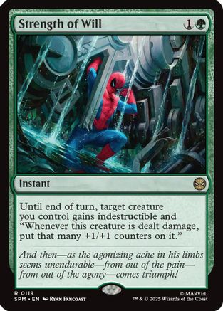 Strength of Will (SPM-118) - [Marvel's Spider-Man] Foil