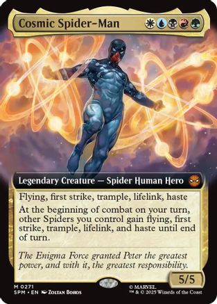 Cosmic Spider-Man (Extended Art) (SPM-271) - [Marvel's Spider-Man] Foil