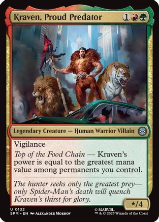 Kraven, Proud Predator (SPM-132) - [Marvel's Spider-Man] Foil