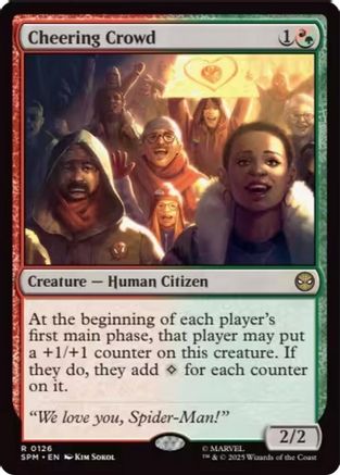 Cheering Crowd (SPM-126) - [Marvel's Spider-Man] Foil