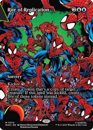 Rite of Replication (Borderless) (MAR-014) - [Marvel Eternal-Legal] Foil