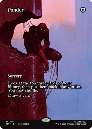 Ponder (Borderless) (MAR-013) - [Marvel Eternal-Legal]