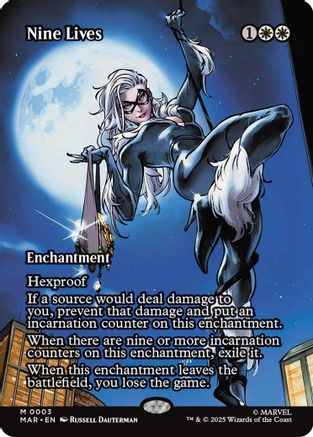 Nine Lives (Borderless) (MAR-003) - [Marvel Eternal-Legal] Foil