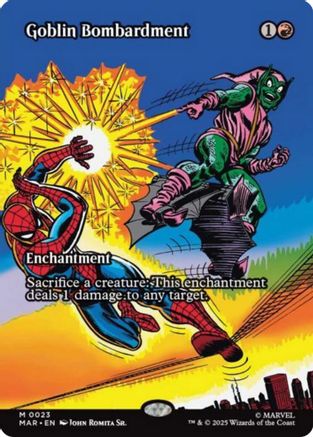 Goblin Bombardment (Borderless) (MAR-023) - [Marvel Eternal-Legal]