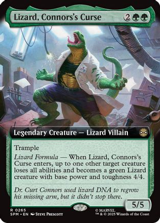 Lizard, Connors's Curse (Extended Art) (SPM-265) - [Marvel's Spider-Man]
